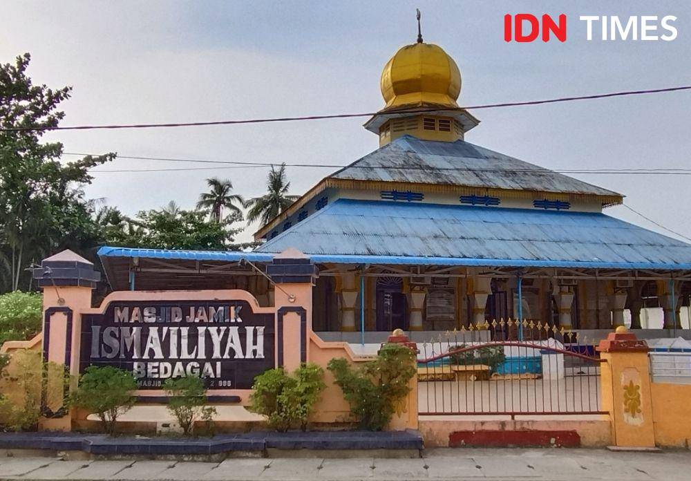 Masjid Jamik Ismailiyah peninggalan Kerajaan Bedagai yang masih kokoh (IDN Times/Eko Agus Herianto)