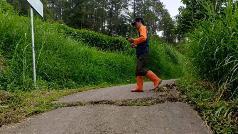 Ngeri, Tanah Gerak di Kota Batu Rusak 10 Rumah dan Sekolah
