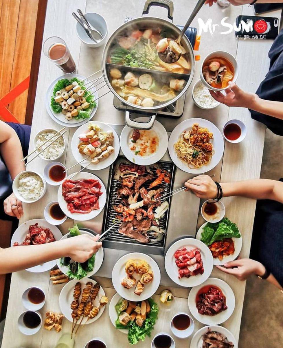 Suasana all you can eat di Mr Sumo. Instagram/mrsumo.id
