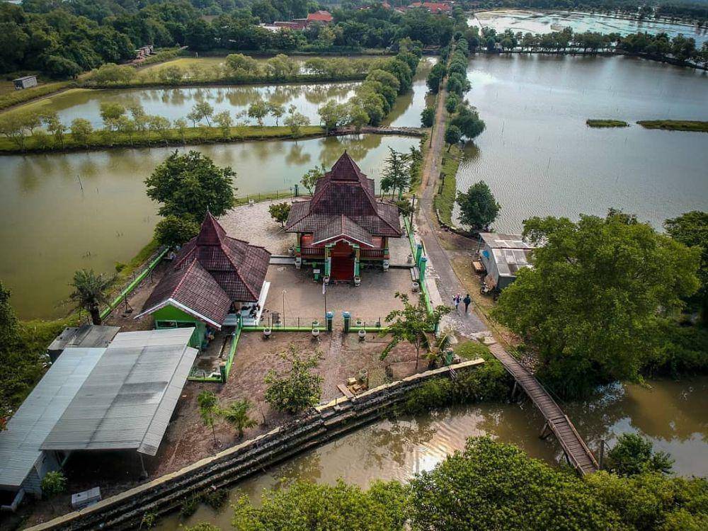 Kompleks makam Dewi Sekardadu di Sidoarjo. Instagram/banggasidoarjo