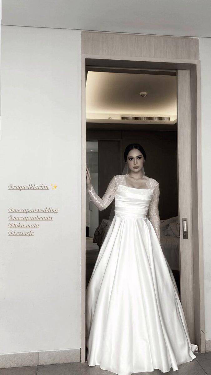 Baju dan makeup Raquel. (instagram.com/leclemmiebyamelia)
