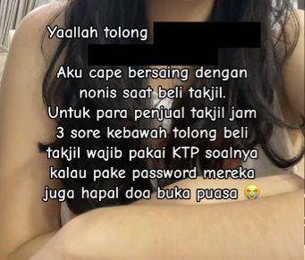 komentar kocak netizen non muslim ikut berburu takjil (tiktok.com/@ownerberseri)