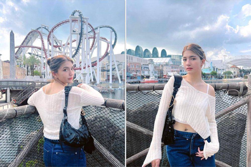 potret Cassandra Lee di Universal Studio Singapura (instagram.com/cassandraslee)