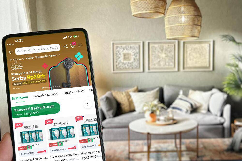 rekomendasi furnitur dari Tokopedia (dok.Tokopedia)