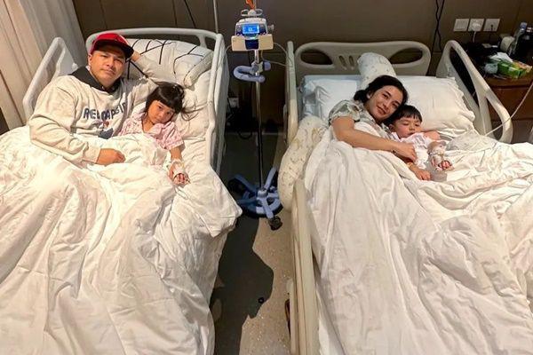 7 Potret 2 Anak Chelsea Olivia Dirawat Bersamaan di Rumah Sakit
