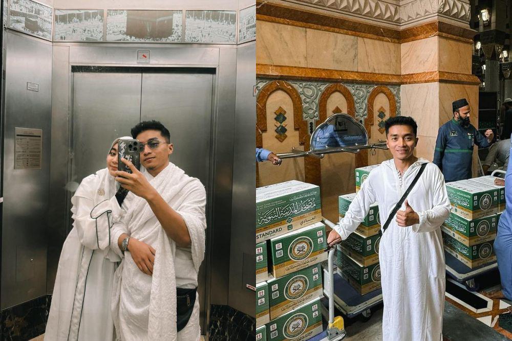 7 Momen Taqy Malik Ibadah Umrah, Salurkan Donasi Mushaf dan Makanan