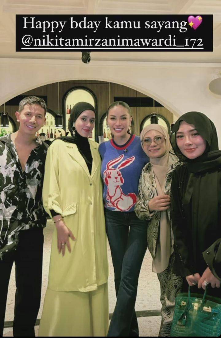 Tamu Ultah Nikita Mirzani (Instagram.com/fairusarafiq)