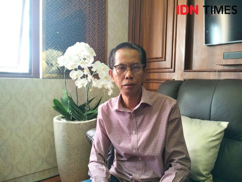 Ketua DPC PDIP Kota Surabaya, Adi Sutarwijono. (IDN Times/Khusnul Hasana)