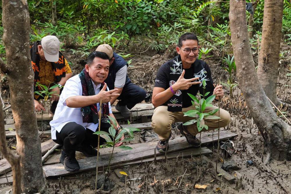 Sambangi Wisata Mangrove Pangkal Babu, Menparekraf Beri Catatan
