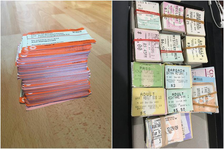 8 Koleksi Tiket yang Bikin Melongo, Dikumpulkan dari 30 Tahun Lalu?