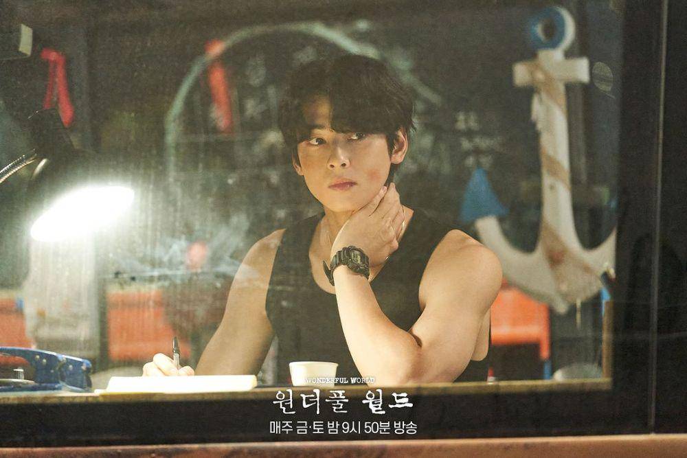 Cha Eun Woo di drama Wonderful World (instagram.com/mbcdrama_now)
