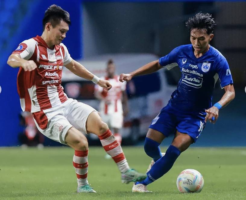 Pertandingan PSIS Semarang melawan Persis Solo di BRI Liga 1 2023/2024 di Stadion Batakan Balikpapan, Minggu (17/3/2024). (Dok. PSIS)