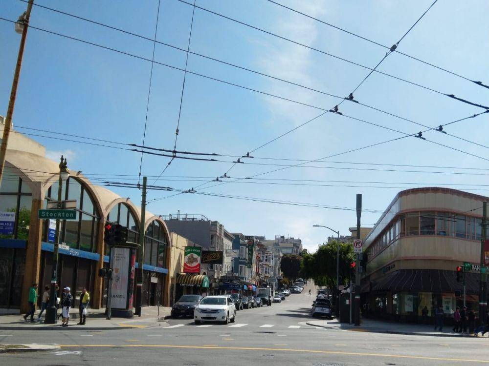 suasana jalan Stockton di San Fransisco (dok. Pribadi/Fatkhur Rozi)