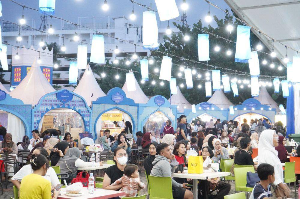 Suasana Festival Kuliner "Ngabuburit Fest" Ramadan in Blue. (dok. Summarecon Mall Bekasi)