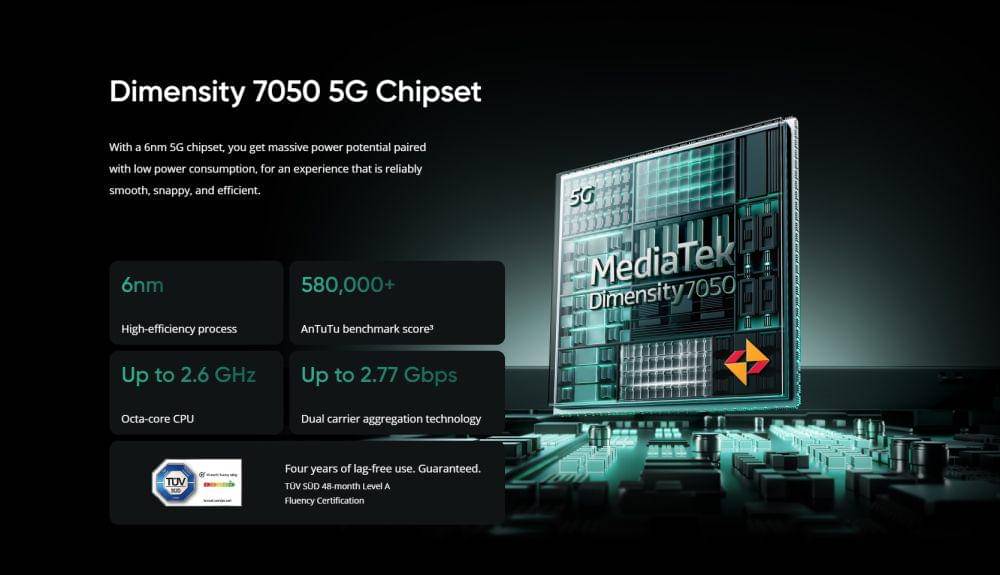 potret chipset Mediatek Dimensity 7050 (realme.com)