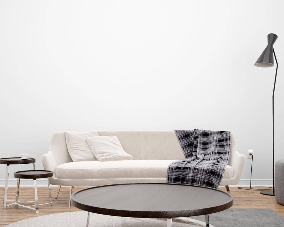 ilustrasi sofa berwarna cream (freepik.com/alexandercho)
