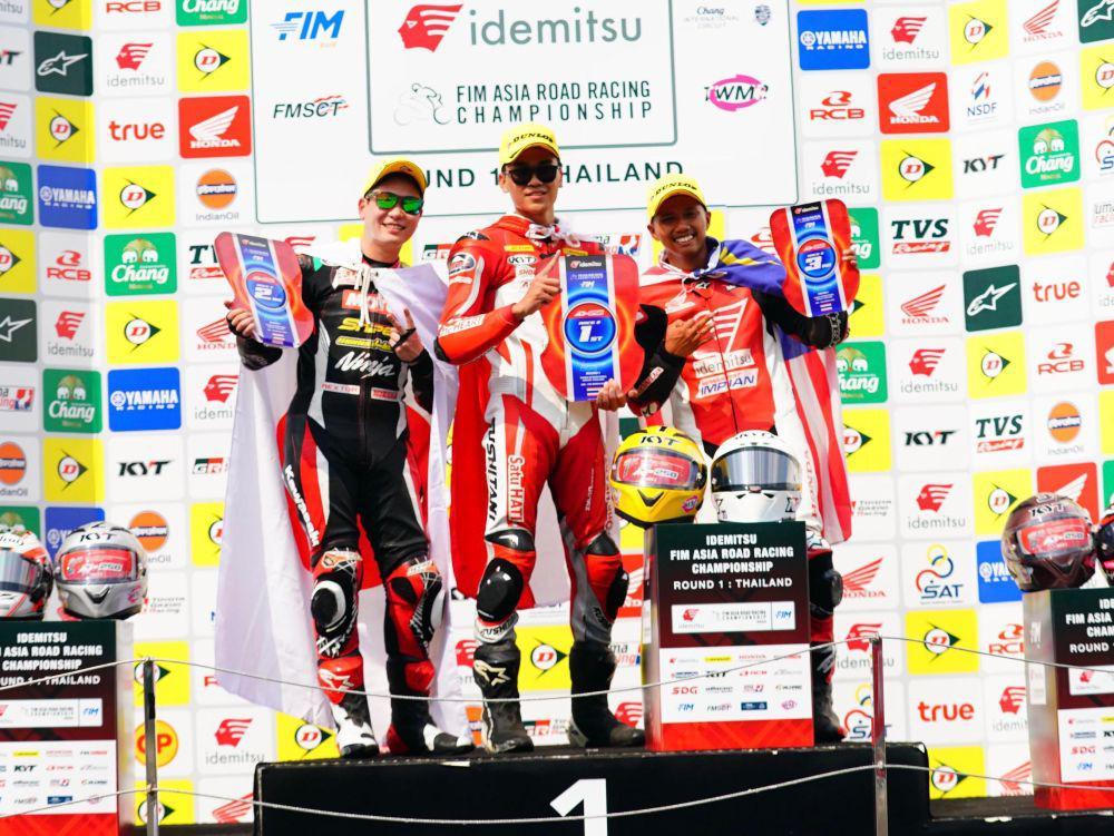 Herjun Raih Podium Tertinggi di ARRC Buriram Thailand
