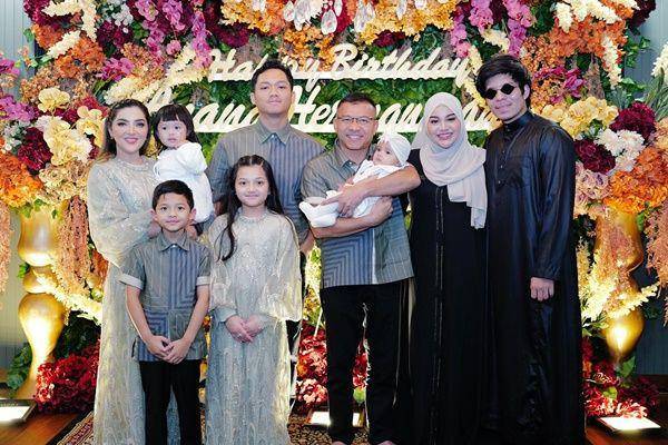 potret pesta ulang tahun ke-55 Anang Hermansyah (instagram.com/aurelie.hermansyah)