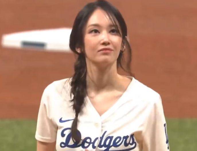 potret Jeon Jong Seon di MLB Seoul World Tour 2024 (YouTube.com/YonhapNews)