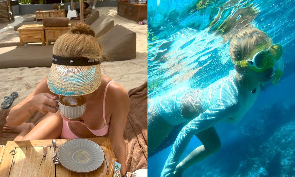 7 Momen Liburan Hyoyeon SNSD di Lombok, Snorkeling hingga Gowes!