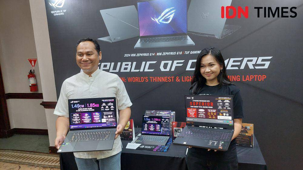 ROG Zephyrus G14 (2024). (IDN Times/Khusnul Hasana).