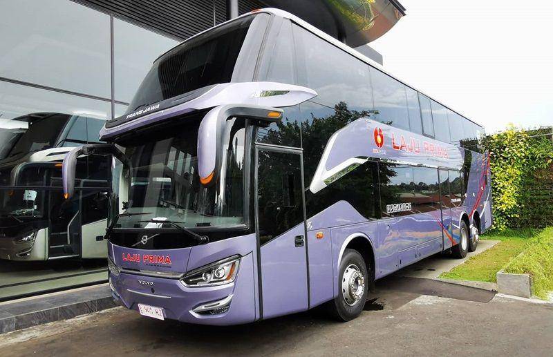 Bus Laju Prima double decker (instagram.com/laksanabus)