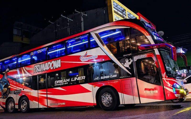 Bus Primadona double decker (instagram.com/celebesbislovers)