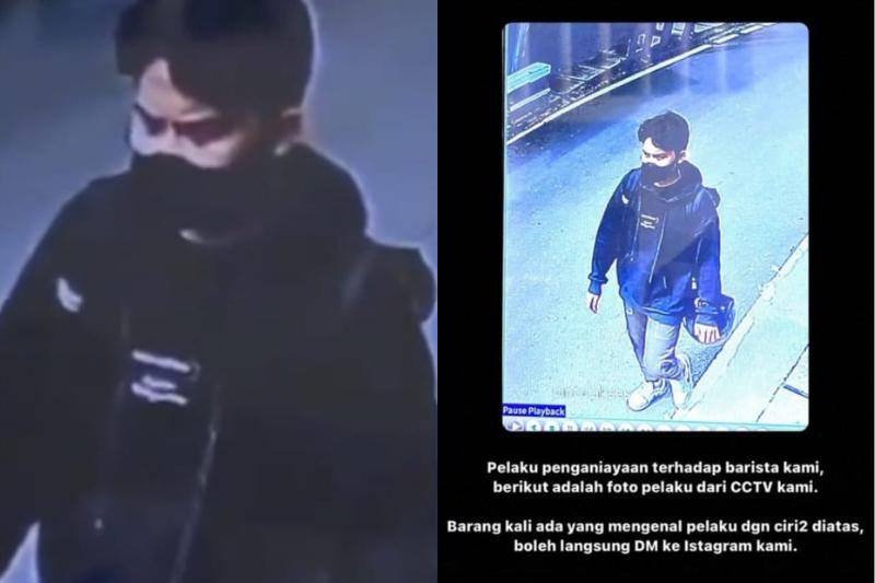 Barista Perempuan di Kafe Jaksel Diserang Pria, Ini Tampang Pelaku!