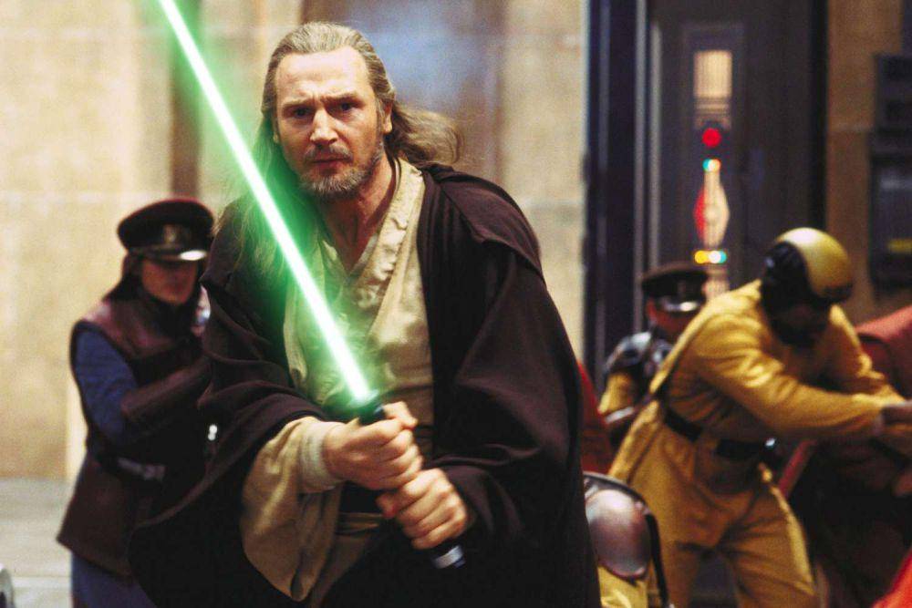 Liam Neeson dalam film Star Wars: Episode I – The Phantom Menace (dok. Lucasfilm/Star Wars: Episode I – The Phantom Menace)