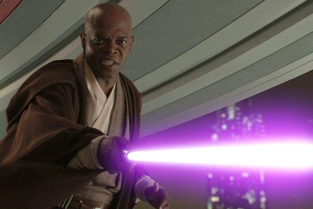 Samuel L. Jackson dalam film Star Wars: Episode I – The Phantom Menace (dok. Lucasfilm/Star Wars: Episode I – The Phantom Menace)