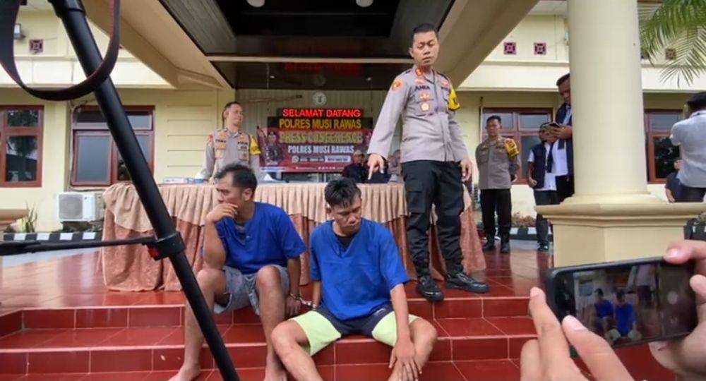 Dua pelaku begal di Mura diamankan Tim Reskrim Polres Mura (Dok: istimewa)
