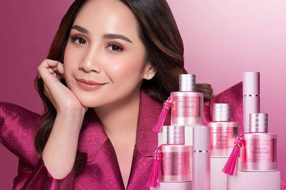 Koleksi parfum Buttonscarves Beauty x Nagita Slavina. (instagram.com/buttonscarvesbeauty)