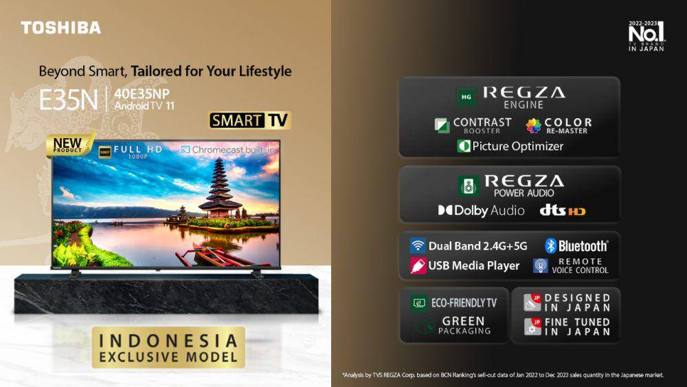 potret fitur Toshiba 40E35NP (dok. Toshiba/40E35NP)