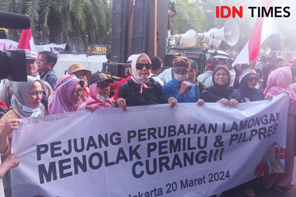 Demo di KPU, Demonstran: Enek dengan Kelakuan Rezim Ini