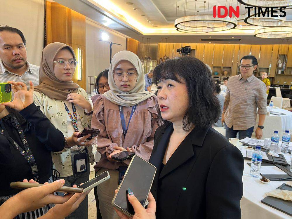 CEO PT Hartadinata Abadi Tbk, Sandra Sunanto. (IDN Times/Amara Zahra)