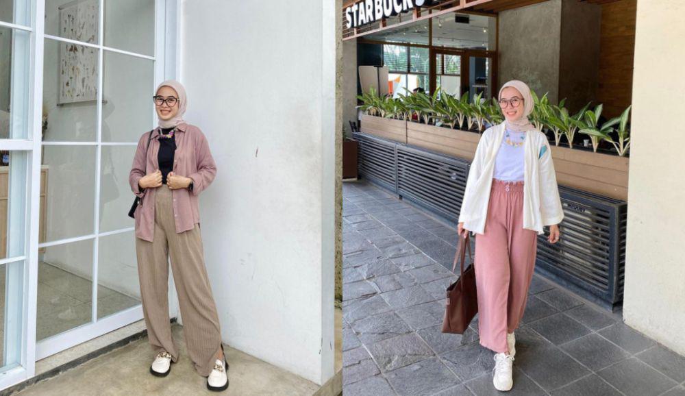 9 Ide Styling Basic Pants ala Ayu Fuzianti, Super Catchy!