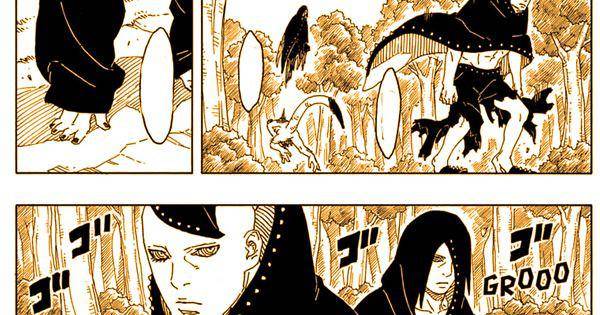 Jura dan Hidari muncul dari Tsumeaka ( Dok. Shueisha / Boruto: TBV )