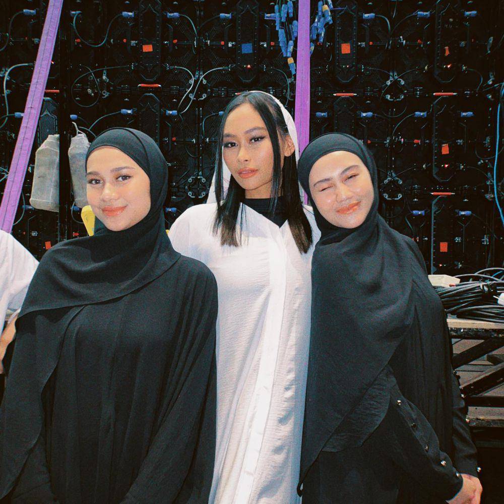 potret Azizah Salsha di event clothing brand Thoriq Halilintar (instagram.com/sarahtumiwa)