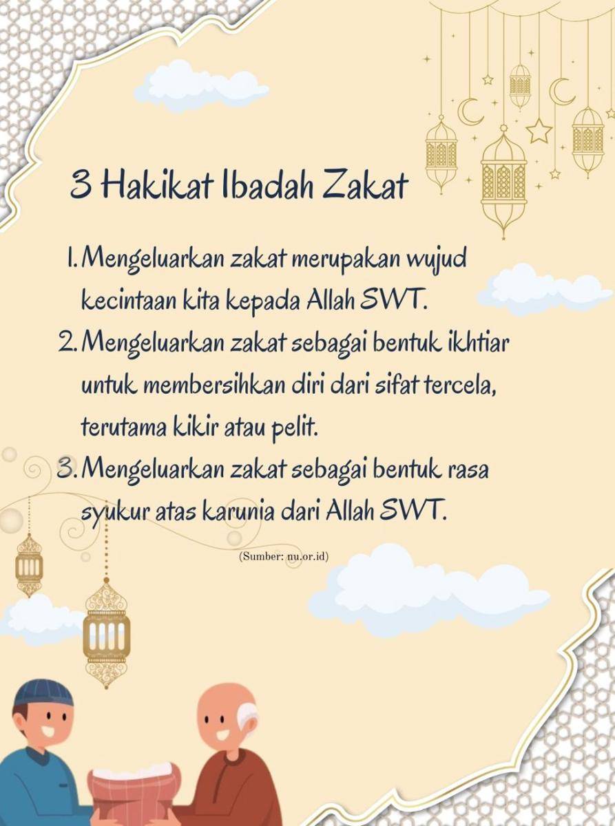 ide poster menunaikan zakat fitrah (Canva.com/delvi a)