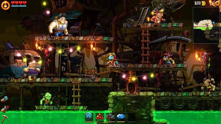 gameplay SteamWorld Dig 2 (dok. image & Form Games/SteamWorld Dig 2)