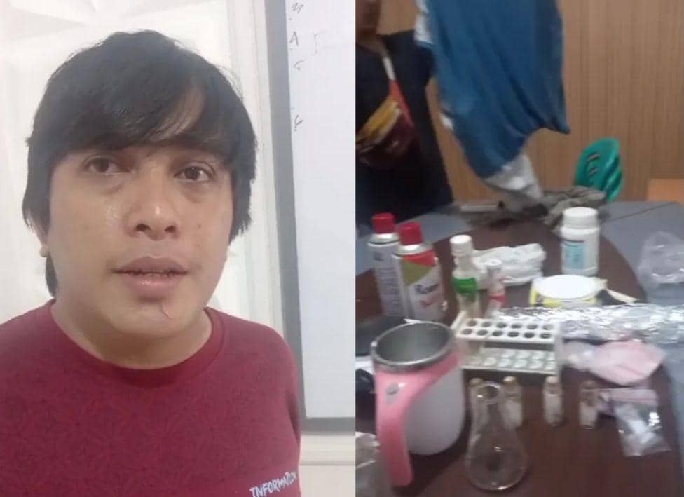 Polisi Bongkar Praktik Home Industri Pembuatan Sabu di Lampung Timur