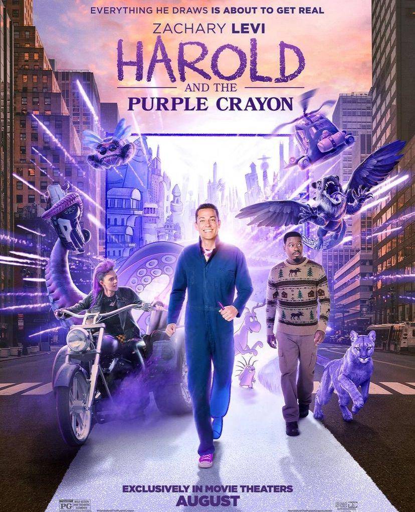 sinopsis dan jadwal tayang film Harold and the Purple Crayon (instagram.com/zacharylevi)