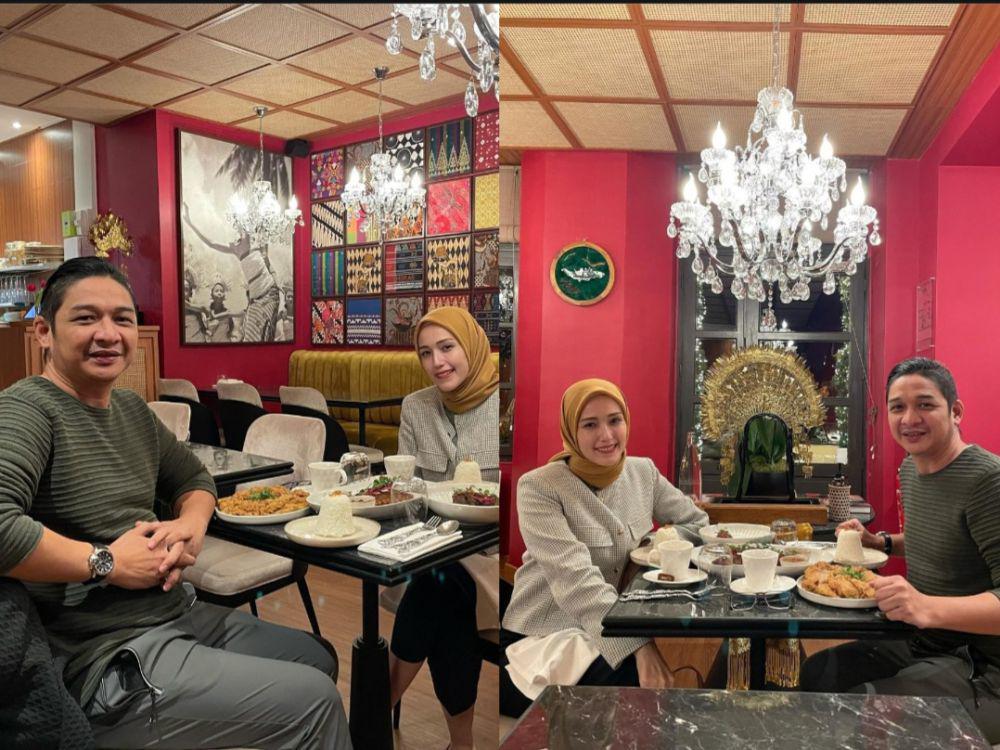 7 Momen Pasha Ungu-Adelia Buka Puasa di Paris, Datangi Resto Indonesia