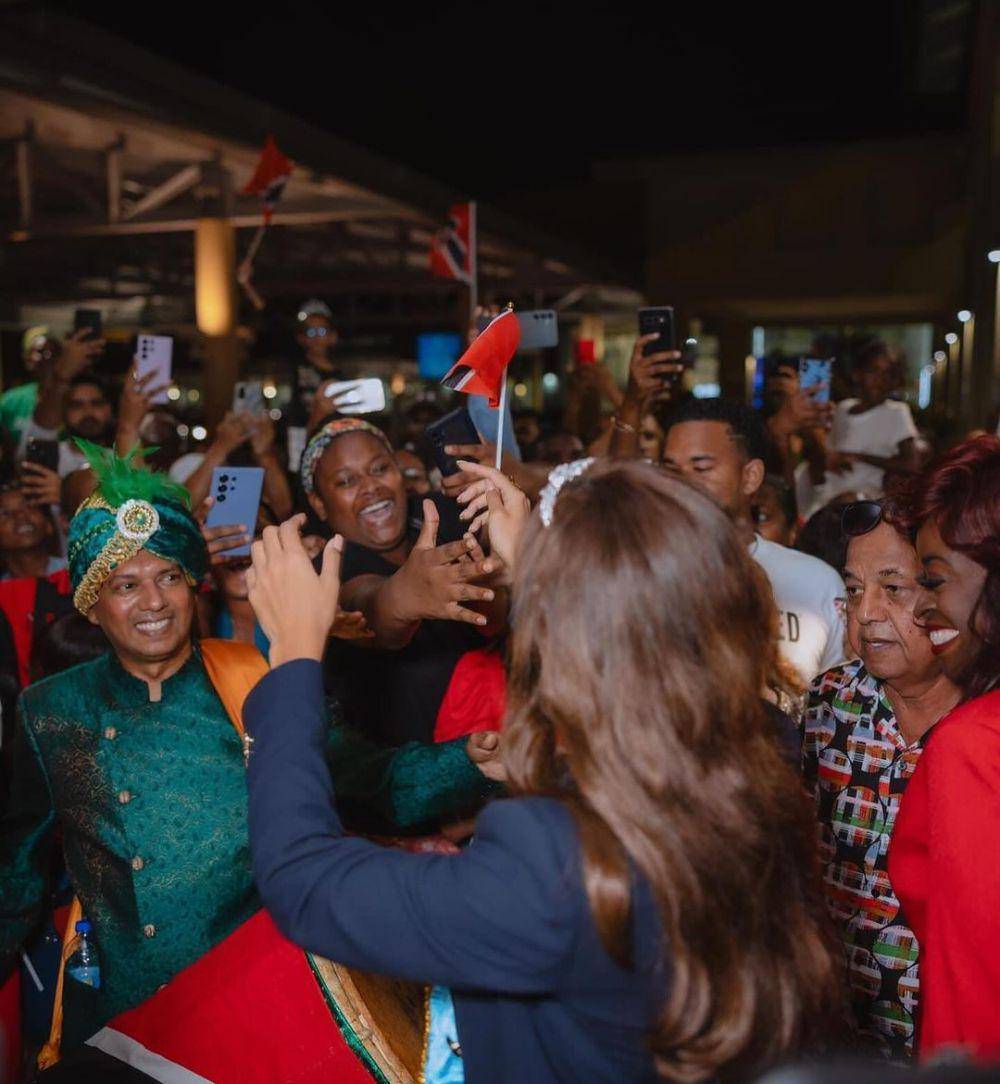 Potret Penyambutan Ache Abrahams Usai Raih Gelar Miss World Karibia 2024 (Instagram.com/acheabrahams)