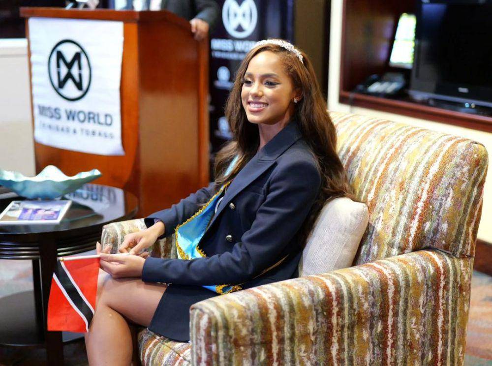 Potret Penyambutan Ache Abrahams Usai Raih Gelar Miss World Karibia 2024 (Instagram.com/103fmtrinidad)