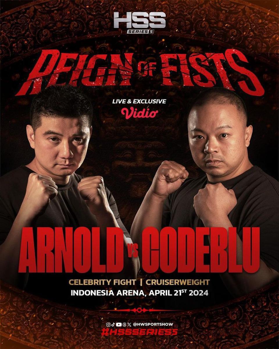 Profil Codeblu yang Menang Duel Tinju Lawan Chef Arnold