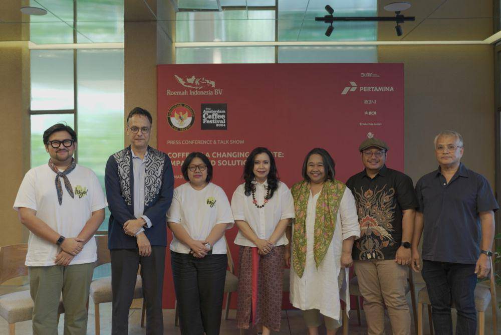 Press Conference Amsterdam Coffee Festival 2024, 20 Maret 2024. (dok. Roemah Indonesia BV)