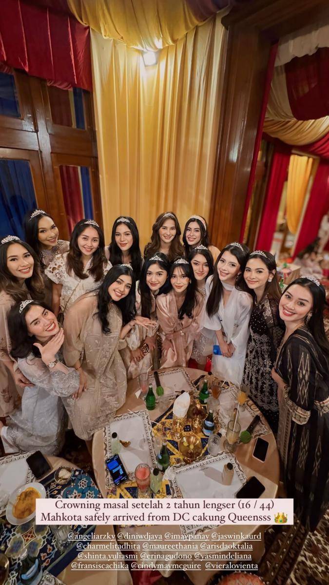 Erina Gudono buka puasa Puteri Indonesia (Instagram.com/erinagudono)