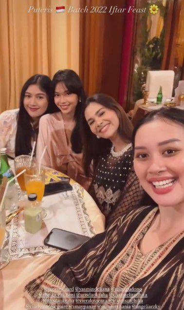 Erina Gudono buka puasa Puteri Indonesia (Instagram.com/erinagudono)