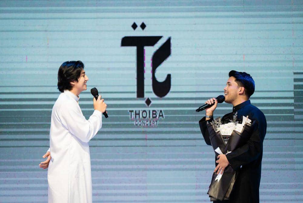 potret Harris Vriza saat launching Thoiba Concept (instagram.com/harrisvriza)